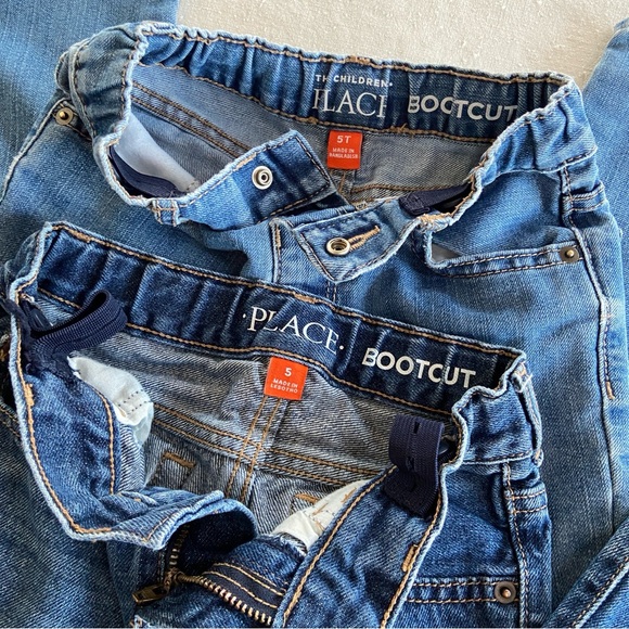 Cat & Jack and The Children’s Place Bundle of 5 Pairs of Size 5 and 5T Jeans - Picture 12 of 16